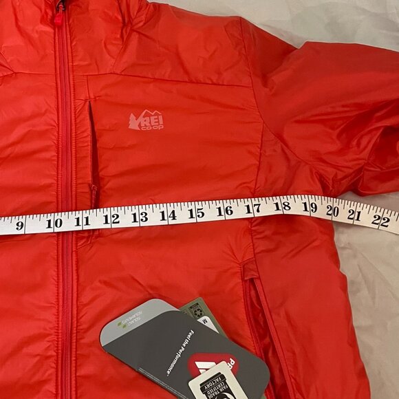 Women's REI Flash Insulated Hybrid Jacket, Medium, Coral color, NWT - Picture 9 of 10